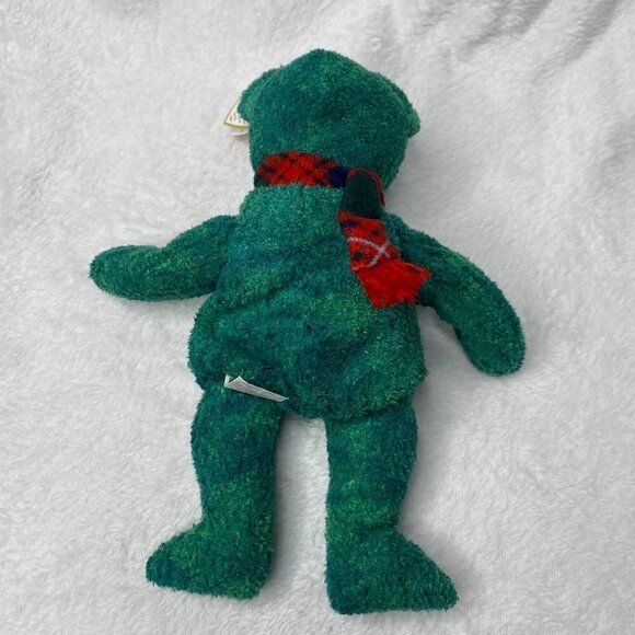 TY Beanie Babies - Wallace the Scottish Bear 4264 - Original Teddy Bear Green - Picture 6 of 6